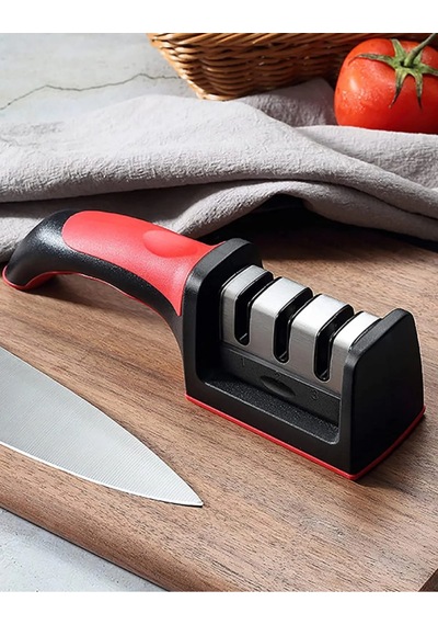 Profesyonel Bıçak Bileyici 3 Açılı El Bıçakları Satır Bileyici Ergonomik Tasarım Bıçak Bileyici Plas
