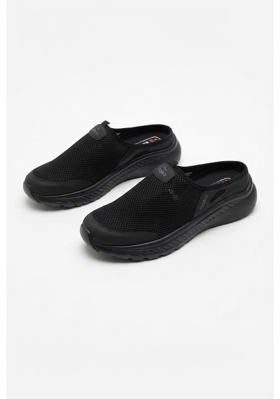 Fort Noka Bert Memory Foam Taban Fileli Anatomik Sabo Erkek Terlik Siyah