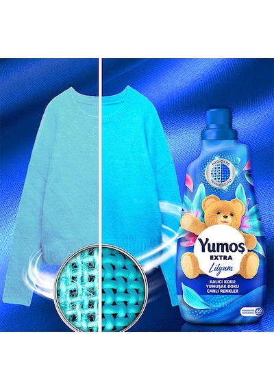 Yumoş Extra Konsantre Çamaşır Yumuşatıcısı Lilyum 3 x 1440 ML