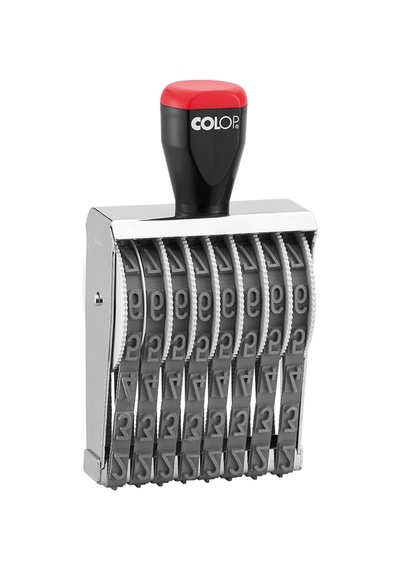Colop 012008 Bandlı Numaratör - 12 MM/8 Haneli