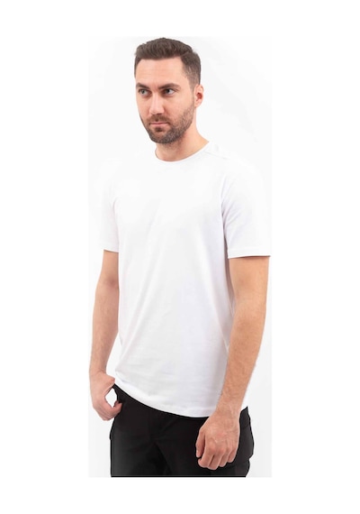 Outdoor T-shirt Günlük Pamuklu Basic Erkek Basetı03 Beyaz