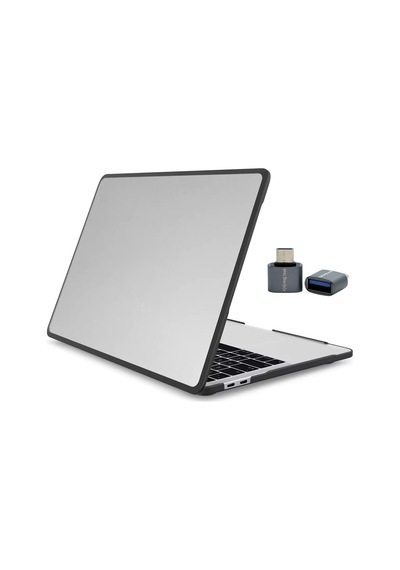 Macbook Air 13.3 Kılıf A1932 A2179 A2337 M1 Uyumlu Hibrit Koruma Mat Şeffaf Sert Pc Arka Kapak Tpu Kenar Darbe Emici Hava Kanallı Laptop Kılıfı Şeffaf Belirtilmemiş
