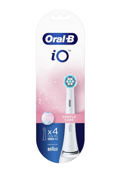 Oral-B iO Gentle Care Diş Fırçası Yedek Başlığı Beyaz 4'lü