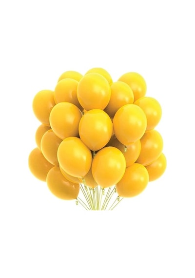 Pastel Balon Sarı 50 Adet 1