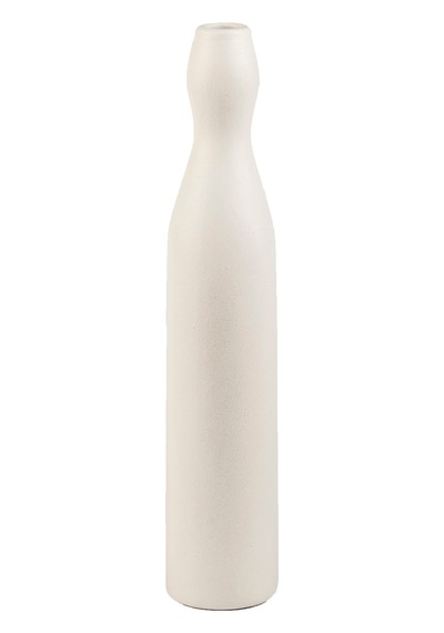 Morandi Pure M Seramik Vazo Dekoratif Obje Beyaz - 618825392