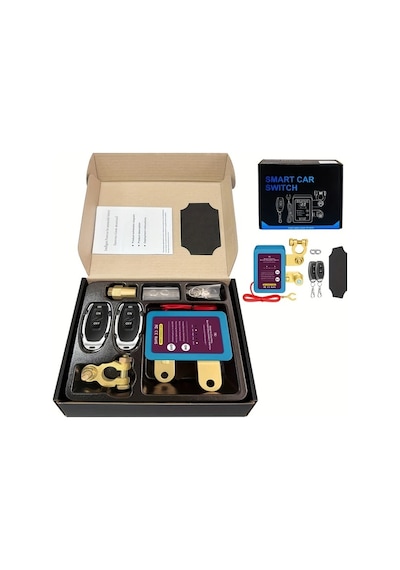 Topnotch Blue 12v 240a Uzaktan Kumandalı Akü Anahtarı Araç Karavan Atv Tekne Batarya Bağlantı Şalteri