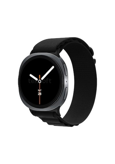 Samsung Galaxy Watch 9/8 40mm/44mm Ve Watch 8 Classic 46mm İle Uyumlu Metal Bağlantılı, Hafif Ve Yumuşak Kumaş Alpine Loop Kordon Çok Renkli