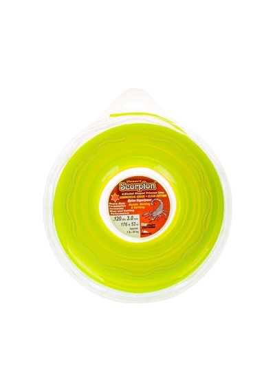 Scorpion Misina Motorlu Tırpan 3.3 Mm 45 M Altı Köşe Sarı
