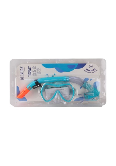 Kzld-ak301-121cs Maske Snorkel Set Ozel Cam 24 Çok Renkli