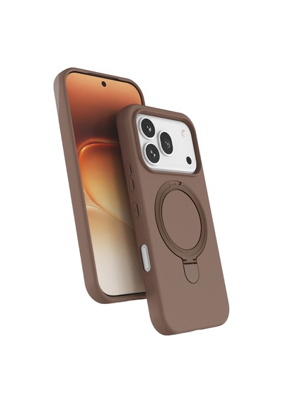 Huawei Honor 600 Pro Regal Magsafe Standlı Kapak - Çöl Titanyum Çok Renkli