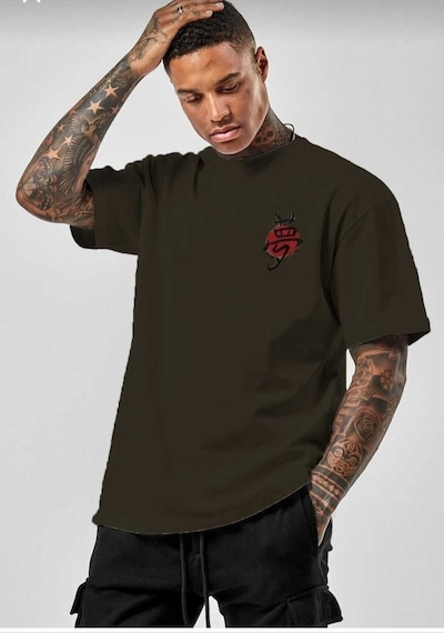 Kozia Outdoors Malkoçbey Çin Yazısı Baskılı T-shirt Kahverengi