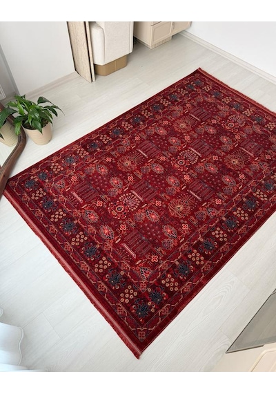 Andromeda Halı Artline Serisi H0188c Salon Oturma Yatak Odası Halısı Kırmızı