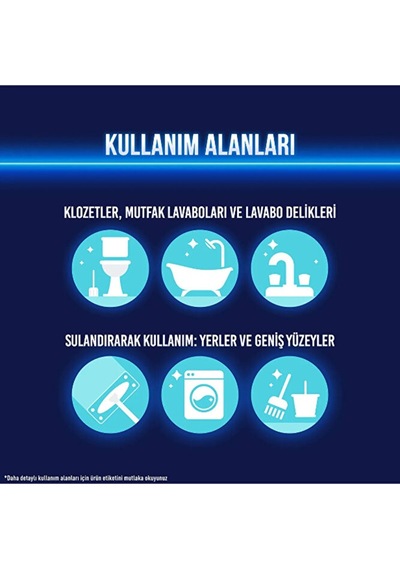 Domestos Bio Active 750 Ml + Domestos Çamaşır Suyu 750 Ml 1+1 2 Diğer