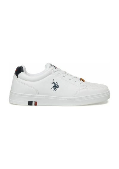 U.s. Polo Assn. Noah Günlük Erkek Dikişli Spor Sneaker Ayakkabı Beyaz