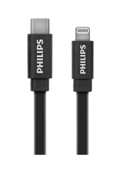 Philips Dlc9543v/97 Mfı Sertifikalı Usb-c To Lightning Hızlı Şarj Kablosu, 1.2 Metre, Siyah