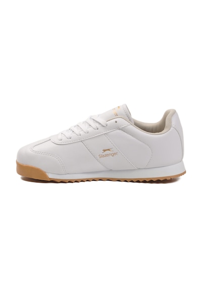 Slazenger Beyaz Bağcıklı Kaymaz Taban Erkek Sneaker Band M Beyaz