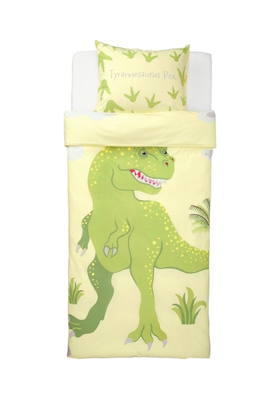 Ikea Jattelık Tek Kişilik Nevresim Takımı 150 X 200 Cm Yeşil - Sarı Sarı - Yeşil