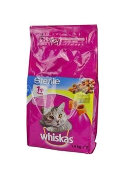 Whiskas Sterile Tavuklu Kedi Maması 1400 G
