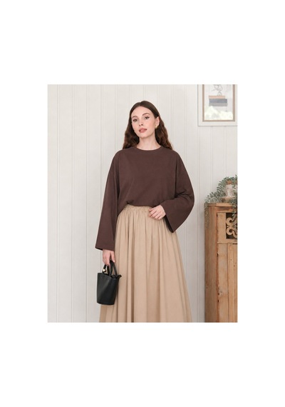 Unika Boutique Kadın Tessettür Body Kahverengi