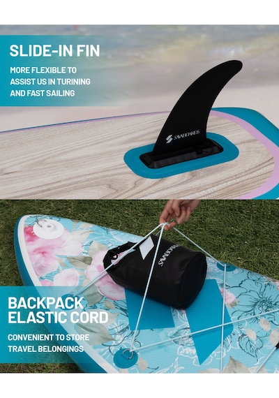 Aqua Harmony 11 Geniş Ve Dengeli Şişme Paddle Board 335x86x15 Cm (Tekerlekli Taşıma Çantalı ) Sup Seti
