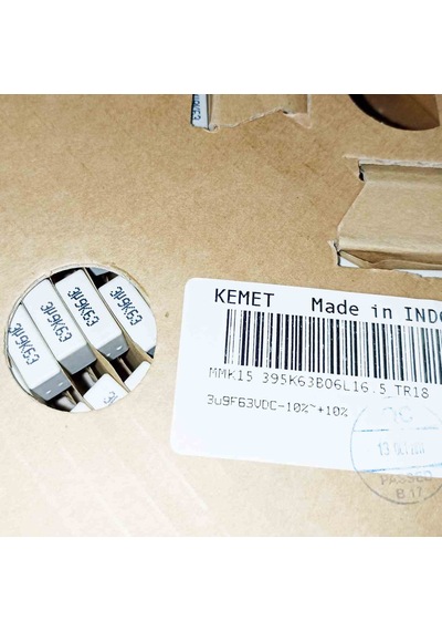 Mmk15 395k63b06l16.5 Tr18 3.9mf 63v 15 Polyester Kondansatör 15 Adet