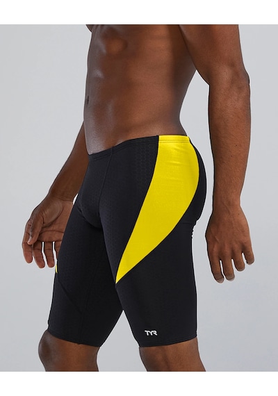Tyr Durafast Elite Erkek Jammer Mayo - Hexa Siyah - Sarı