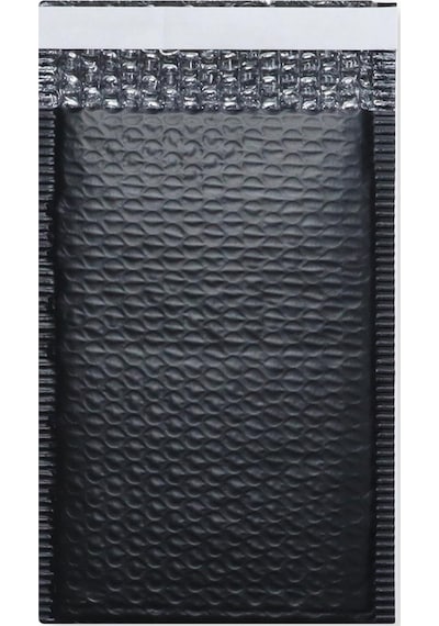 Balonlu Siyah Kargo Poşeti 15x25+5 Cm - 25 Adet