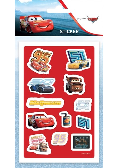Keskin Color Cars Puffy Sticker Orta Boy