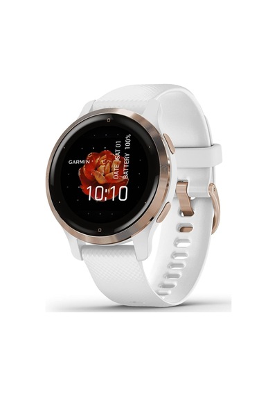 Garmin Venu 2s Gps Akıllı Saat Küçük Boy, Gelişmiş Sağlık Izleme, Rose Gold Çerçeveli Akıllı Saatler Beyaz