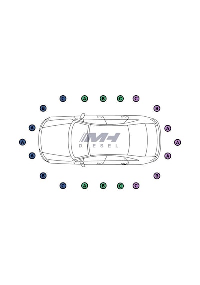 Bosch 0263009638 Park Sensörü Mercedes-benz A, B, C, E, E, G, S, Vito, Sprinter
