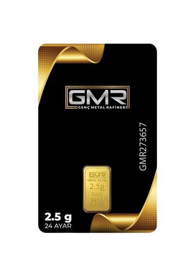 1 Adet 2.5 Gr 24 Ayar Altın 995 Gmr