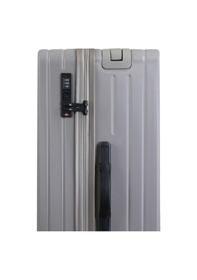 Ground İnce Çizgili Ametis 2'li Set Valiz 010737 Vizon