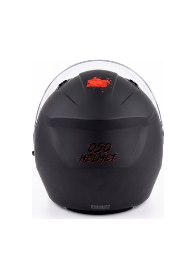 Oso Helmet Yarım Kask Gözlüklü Siyah - Xl Beden Siyah