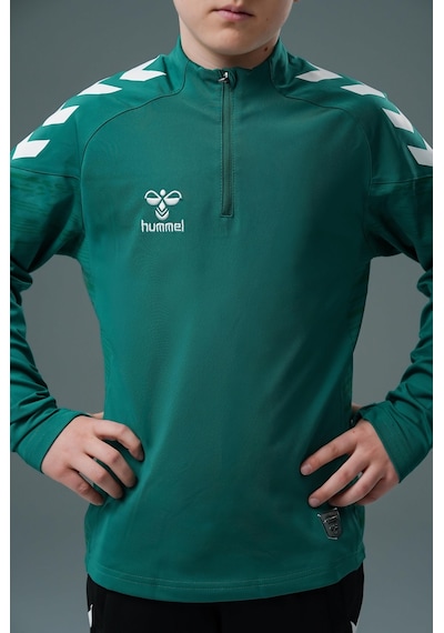 Hummel Line Antrenman Eşofman Üstü Yeşil Çocuk