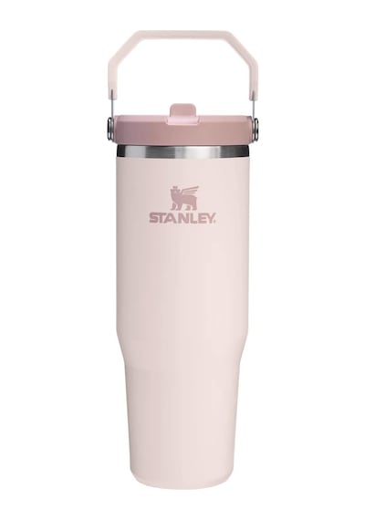 Stanley Iceflow Flip Straw Termos 0.89l Toz Pembe Çok Renkli