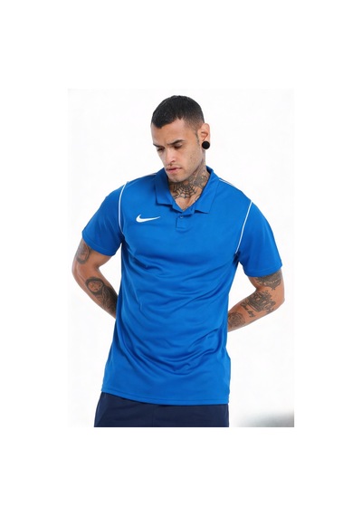 Nike Dry Park Erkek Polo Spor Tişört Mavi