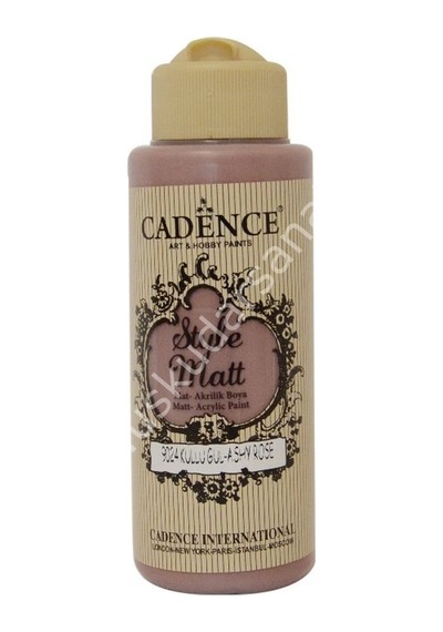 Cadence Style Matt Akrilik Boya 120Ml 9024 Küllü Gül Ashy Rose