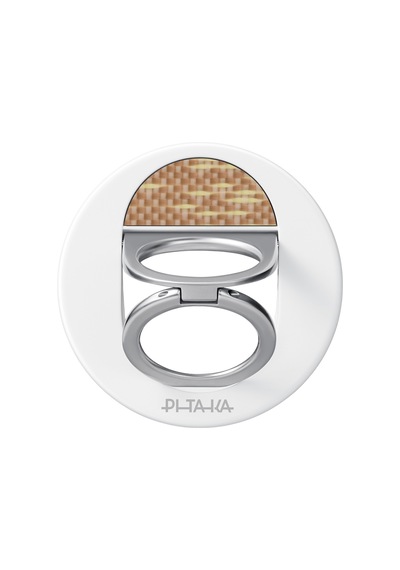 Pitaka Aramid Fiber Glints Of Gold Serisi Magez Grip 3 Magnetik Ring Stand Telefon Tutucu Gold