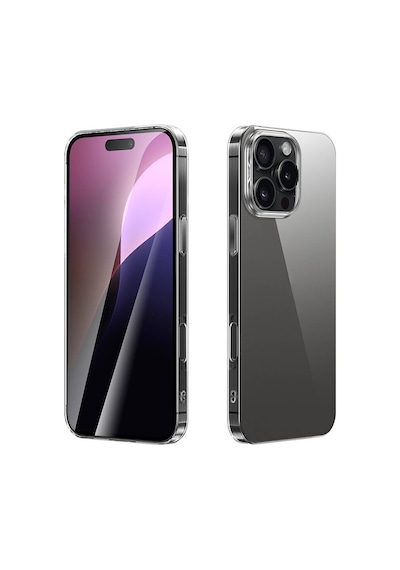 Apple Uyumlu iPhone 16 Pro Kılıf Ultra İnce Sararmaz Sert Mika Kamera Yükseltili Cherena Şeffaf