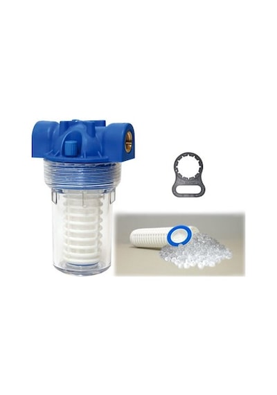 Aquafer 5'' Siliphos Filtre 3/4 inc 50 Micron Yıkanabilir Kireç Ö