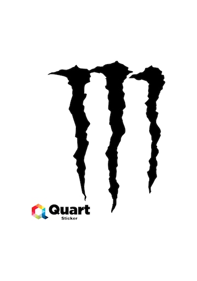 Monster Pençe - Far Ve Cam Sticker