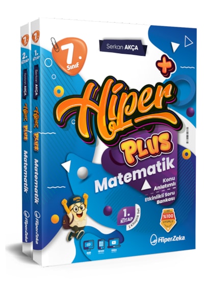 2027 7. Sınıf Hiper Plus Matematik Konu Anlatımlı & Etkinlikli Soru Bankası Serkan Akça