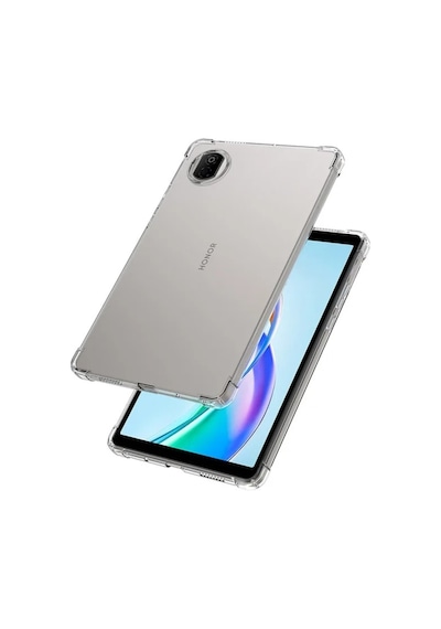 Honor Pad X7 8.7 İnç Kılıf Şeffaf Köşe Korumalı Crystal Clear Silikon Arka Kapak