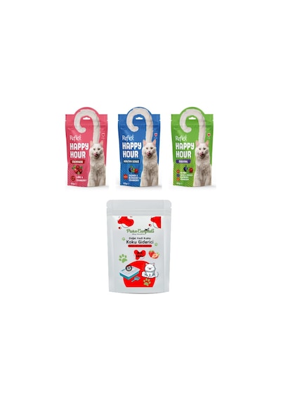 Purecanpati Kedi Kumu Koku Giderici Çilek Kokulu + 3 Çeşit Kedi Ödülü
