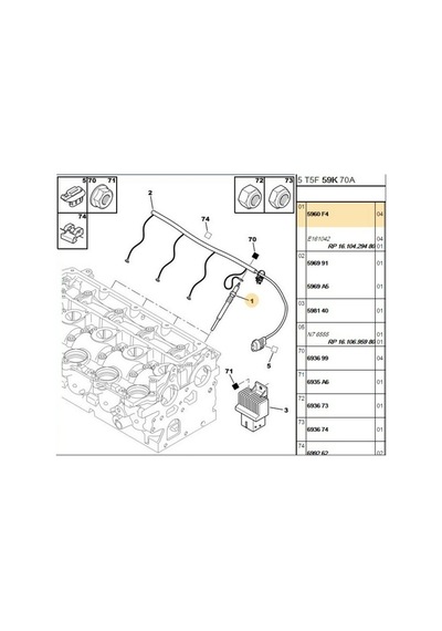 Buji C5 406 407 Dw10 2.0 Hdı Et118492-5960f4