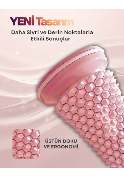 Ayak Masaj Silindiri - Derin Doku Masajı İçin Yüksek Performanslı Silindir Pembe