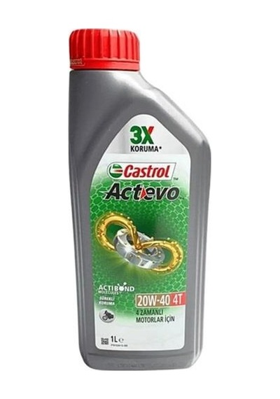 Castrol Actevo 4t 20w/40 Motosiklet Yağı 1 Lt.