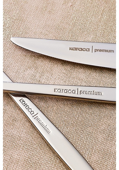 Karaca Cleopatra Premium 84 Parça Çatal Kaşık Bıçak Takımı Gold - Gümüş