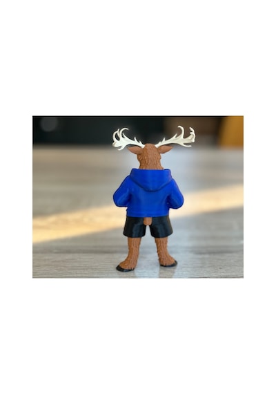 Kapüşonlu Geyik Figürü 10cm