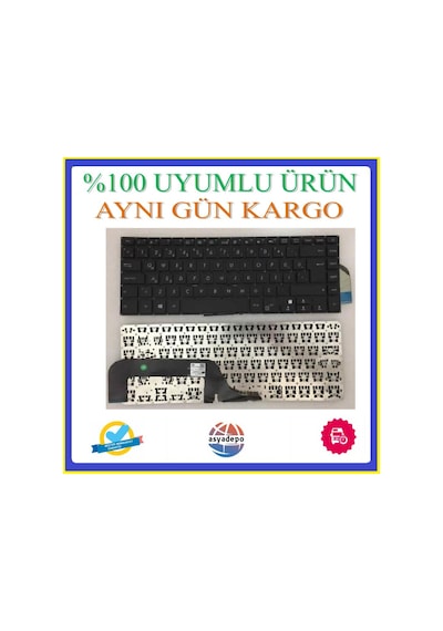 Asus Uyumlu Nsk-Wk2Sq 0T Aexkea00010 Klavye Tuş Takımı Siyah Tr